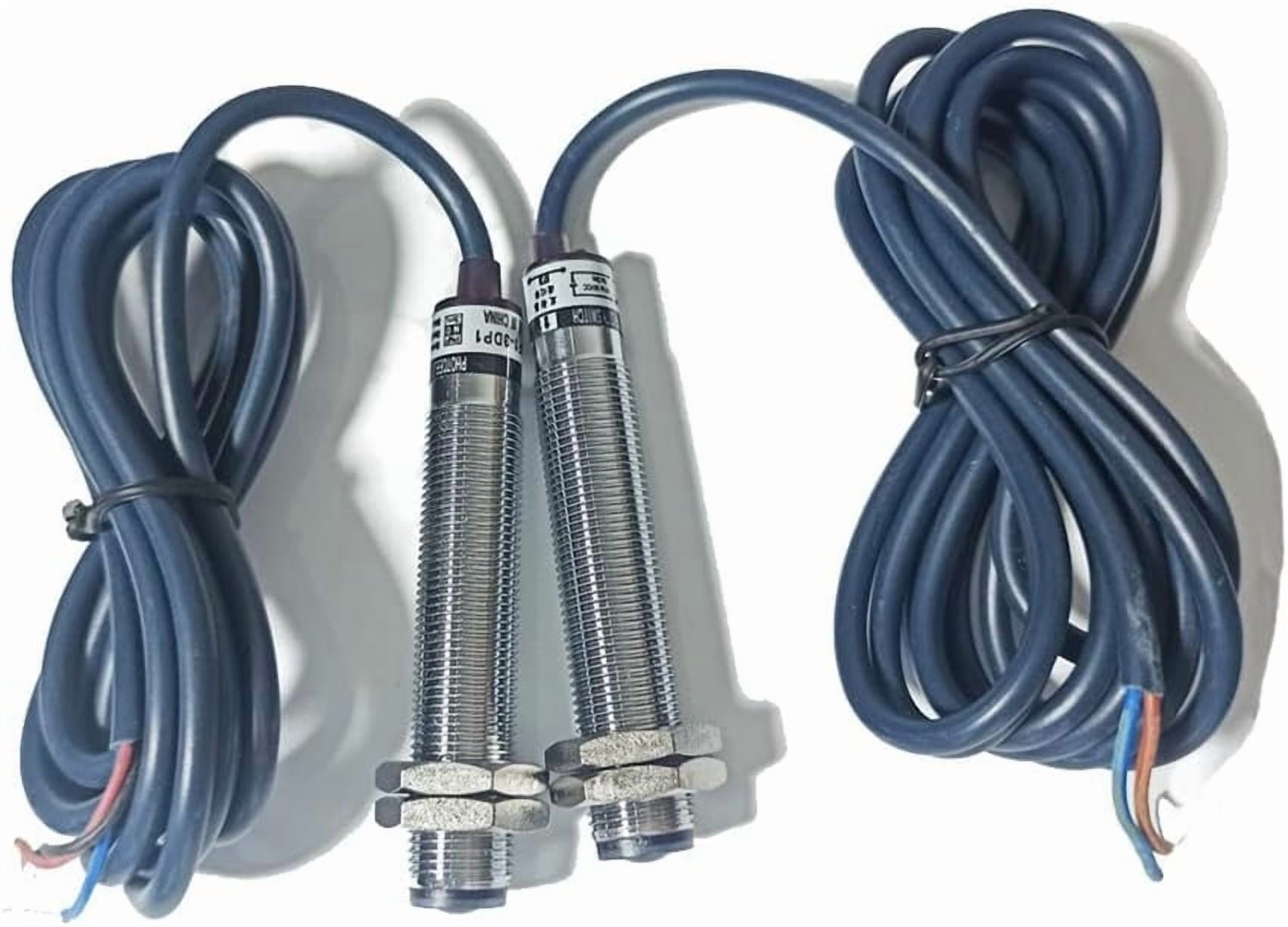 ATO Photoelectric Switch Sensor, M12 Through-Beam Reflection Optical Photoelectric Beam Sensor,PNP NO 6-36VDC ,Infrared light 660nm