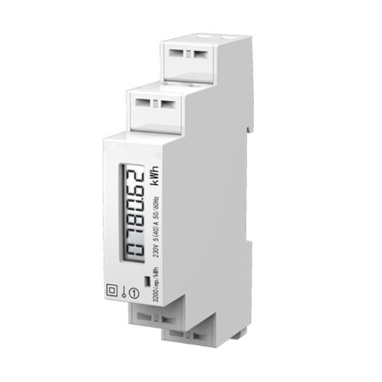 ATO Single Phase DIN Rail Energy Meter - 230V, 40A, Class 1 Accuracy, RS485 Modbus-RTU, LCD Display - for Industrial & Commercial Energy Monitoring