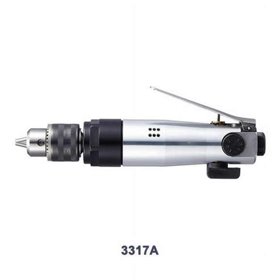 ATO Straight Air Drill 3200RPM High-Speed Pneumatic Drill Tool Multifunctional Air Straight Drill Reversible Rotation Air Drill