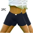 thumbnail image 1 of ATOGUTA 2 Pack Girls Bicycle Shorts Running Active Shorts Sports Workout Shorts for Kids Navy, Size 4T-14, 1 of 5