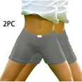 thumbnail image 1 of ATOGUTA 2 Pack Girls Shorts Running Active Shorts Sports Workout Shorts for Kids Gray, Size 4T-14, 1 of 5