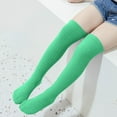 thumbnail image 1 of ATOGUTA 3T-12 Knee High Socks for Girls Seamless School Uniform Socks Ribbed Dress Socks Kids Long Socks Green, 1 of 5