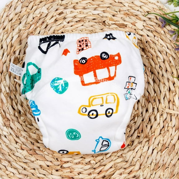 ATOGUTA Baby Absorbent Potty Training Underwear 3M-2T Cotton Absorbent Training Underwear for Toddler Boy and Girls