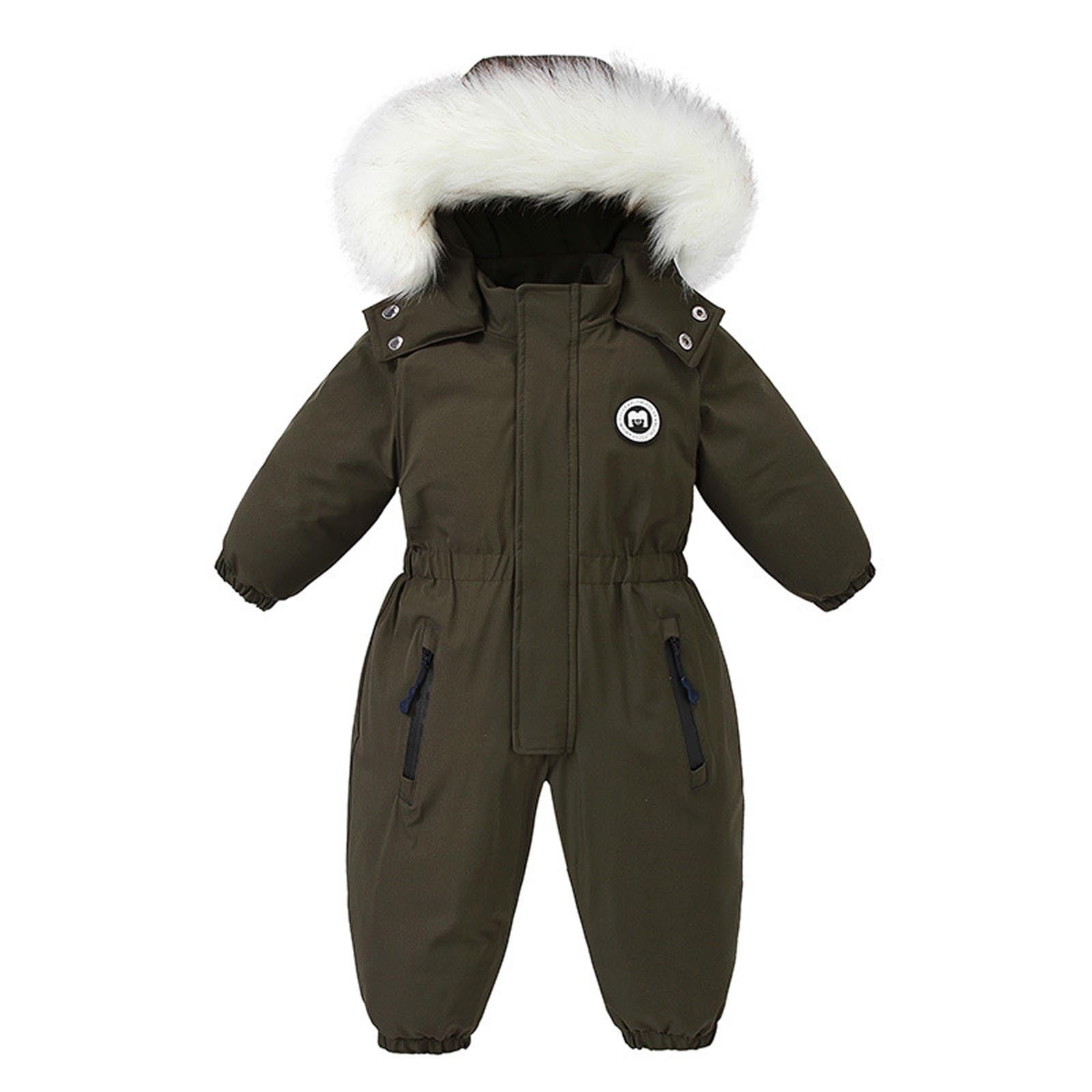 ATOGUTA Baby Clothing Set for Girls One-piece Snowsuits Overalls Ski ...