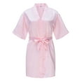 thumbnail image 1 of ATOGUTA Baby Kids Girls Silk Kimono Robe Bath Robes Girl Satin Robe Nightgown for Wedding Birthday Spa Party Pink, Size 2T-11, 1 of 8