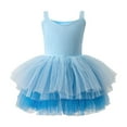 thumbnail image 1 of ATOGUTA Baby Onesies Ballet Tutu Dress Straps Leotards Ballerina Outfit Dance Outfits for Kids Blue, 6M-3T, 1 of 2
