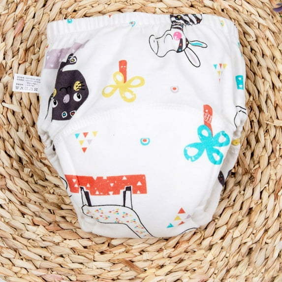 ATOGUTA Baby Training Underwear 3M-2T Cotton Absorbent Training Underwear for Toddler Boy and Girls