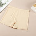 thumbnail image 1 of ATOGUTA Biker Shorts Girls Cartwheel Shorts Under Dress Dance Short Kids Biker Safety Shorts Beige, Size 3T-12, 1 of 5