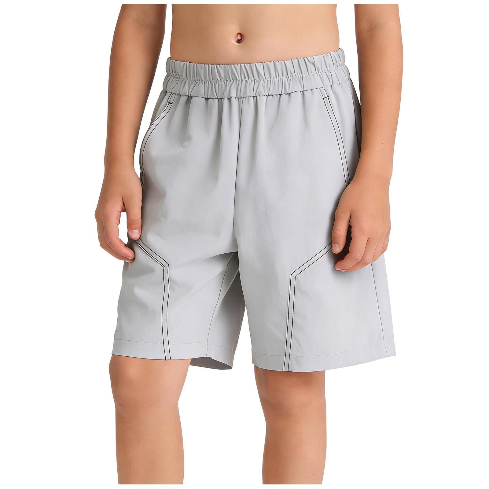 ATOGUTA Boy’S Shorts Size 4T-16 Kids Athletic Basketball Shorts Casual ...