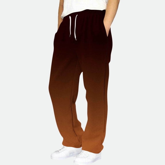 ATOGUTA Boy's Sweatpants With Pockets Kids Clothes Active Soft Fleece Joggers for Boys Size 4T-15, Brown