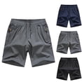 thumbnail image 1 of ATOGUTA Boys Athletic Shorts Kids Swimwear Bathing Suits Quick Dry Beach Board Shorts Size 7-15, Gray, 1 of 5