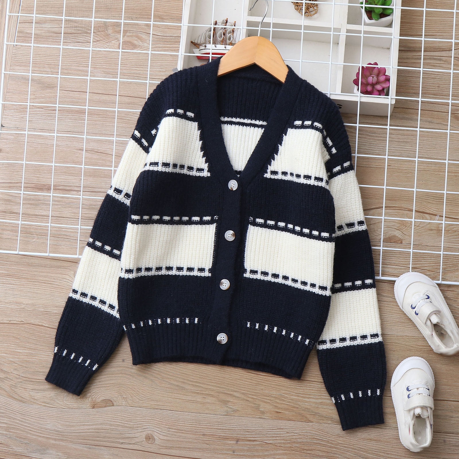 Boys Apricot Sleeveless Sweater Cardigan