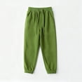 thumbnail image 1 of ATOGUTA Boys Child Pants Kids Active Lightweight Sweatpants Casual Jogger Pants with Pockets Size 4T-13, Army Green, 1 of 6