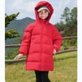thumbnail image 1 of ATOGUTA Boys Down Winter Coat Winter Fleece Jacket Zip Up Hooded Puffer Quilted Kids Outerwear Jacket for Boys Size 1T-14 Red, 1 of 6
