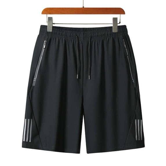 ATOGUTA Boys Exercise Shorts Size 4T-15 Kids Athletic Basketball Shorts Casual Elastic Waist Summer Clothes with Pockets Black