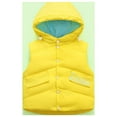 thumbnail image 1 of ATOGUTA Boys & Girls Hooded Light Weight Windbreaker Warm Winter Coat Windproof Rain Jacket Snow Coat Yellow, Size 3T-8, 1 of 4