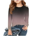 thumbnail image 1 of ATOGUTA Boys Girls Undershirts Unisex Soft Cute Casual Crewneck T Shirts Tops Pink, Size 3T-14, 1 of 5
