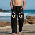 thumbnail image 1 of ATOGUTA Boys Lounging Pants Funny Graphic Sweatpants Athletic Sports Pants for Kids Size 4T-14, Black, 1 of 5