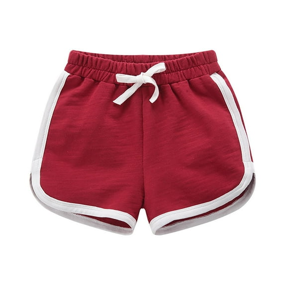 ATOGUTA Boys Shorts Summer Cotton Casual Drawstring Sweat Shorts 2-15 Years
