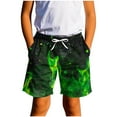 thumbnail image 1 of ATOGUTA Boys Swim Shorts Casual Printed Summer Beach Shorts Swimsuit Kids Quick Dry Swimwear Green, Size 7-14, 1 of 6