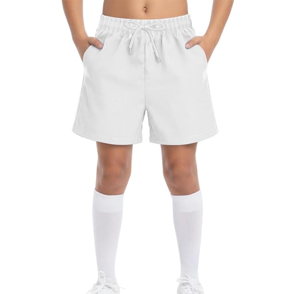 ATOGUTA Boys Swim Shorts Kids Bathing Suit Quick Dry Beach Swim Trunks Size 4T-15, White