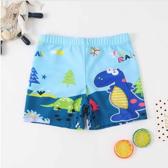 ATOGUTA Boys Swim Trunks Quick Dry Shorts Kids Bathing Suits Swimsuit Blue, Size 2T-9