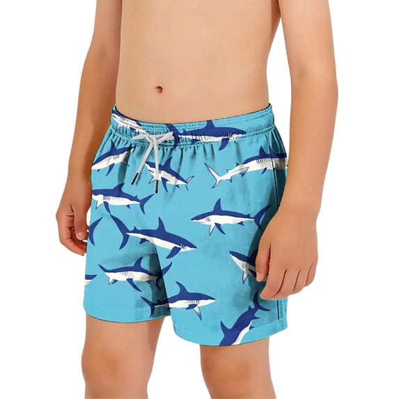 ATOGUTA Boys Swimming Shorts Quick Dry Boys Swim Trunks Bathing Suit Kids Swimwear with Pockets Size 6-15, Multicolor