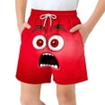 thumbnail image 1 of ATOGUTA Boys Swimming Shorts Quick Dry Boys Swim Trunks Bathing Suit Kids Swimwear with Pockets Size 6-15, Red, 1 of 5