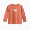 ATOGUTA Boys' Tops, Tees & Shirts Kids Girls Fashion Crewneck Tops Layering Tees Cute Fall Outfits Orange, Size 2T-10