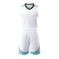 thumbnail image 1 of ATOGUTA Boys Tracksuit Size 4-14 Years Basketball Performance Set Youth Lightweight Basketball Tank Top and Track Shorts White, 1 of 5