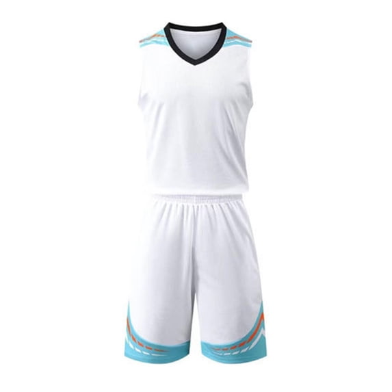 ATOGUTA Boys Tracksuit Size 4-14 Years Basketball Performance Set Youth Lightweight Basketball Tank Top and Track Shorts White
