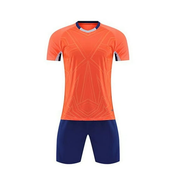 ATOGUTA Boys Tracksuit Size 4-16 Years Athletic Shorts and Performance T-Shirt Crew Neck Boy Clothes Set, Summer Kids Outfit Orange