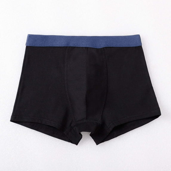 ATOGUTA Boys Underwear Size 6-13 Little Kids Underwear Children Cute Panties Boys Short, Black