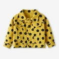 thumbnail image 1 of ATOGUTA Boys' Winter Jacket Denim Jackets Classic Basic Button Down Coat Kids' Outwear Yellow, Size 3M-6, 1 of 6