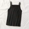 thumbnail image 1 of ATOGUTA Cute Tank Tops for Teen Girls Summer Sweat-absorbing Breathable Stretch Undershirts Camisole Top Black, Sizes 2T-9, 1 of 3