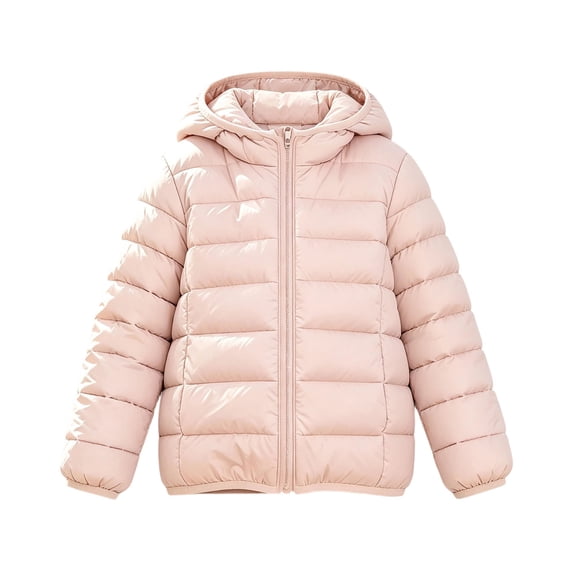 ATOGUTA Down Winter Jacket Girls Kids Lightweight Warm Hooded Puffer Quilted Jacket Size 0-15