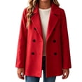 thumbnail image 1 of ATOGUTA Dress Coat for Girls Kids Teen Winter Long Trench Coat Windbreaker Notch Collar Jackets With Pockets Size 5T-16, 1 of 7
