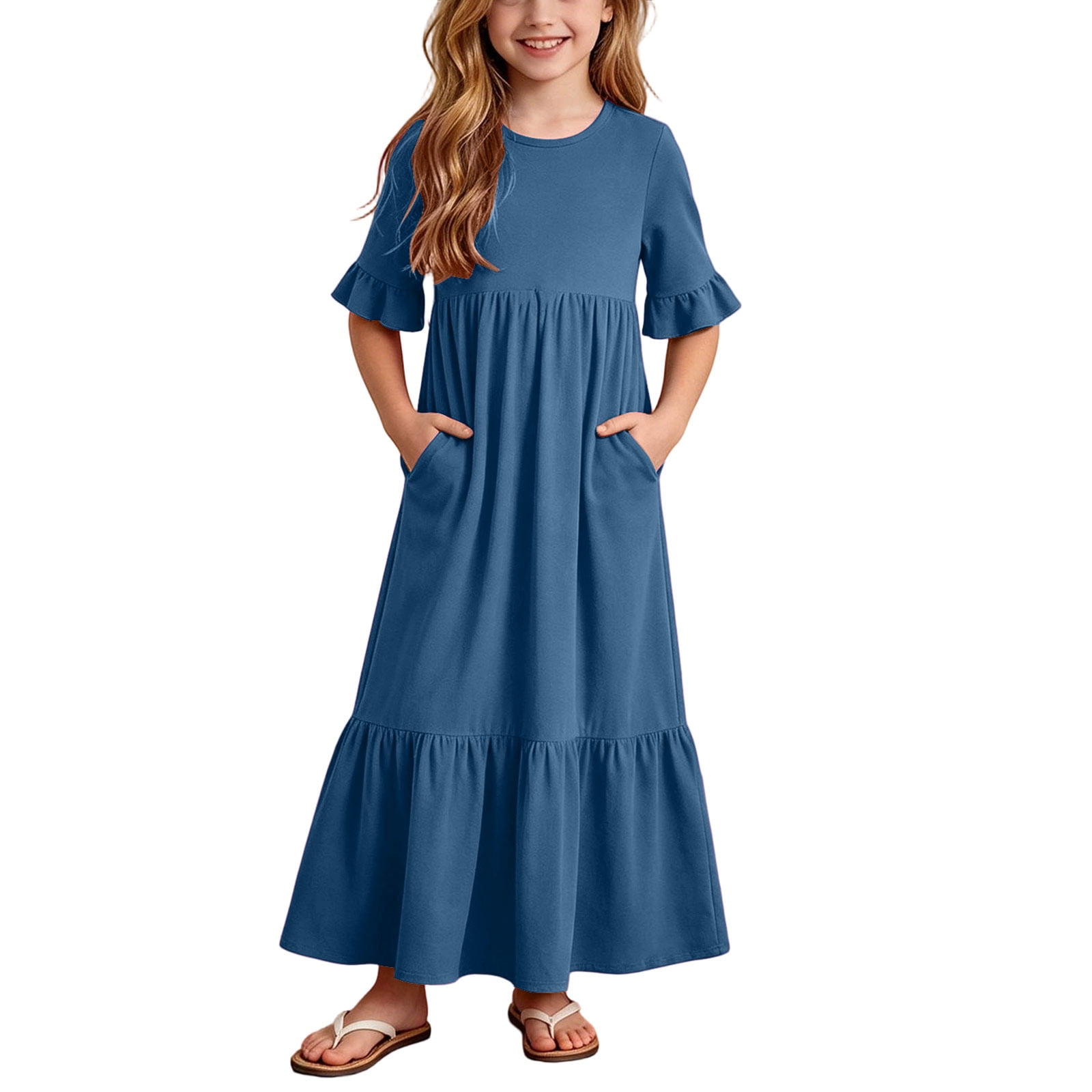 black dress women's Belted Midi Merax Rustic 9-Drawer Wood mini long sleeve dress black color:Light Blue