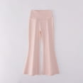 thumbnail image 1 of ATOGUTA Flare Pants Girls Size 3T-15 Cute Stretch Athletic Leggings Kids High Waisted Yoga Pants Pink, 1 of 4