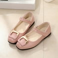 thumbnail image 1 of ATOGUTA Flats Girls Pink Ballet Flats Flats for Wedding Party School Uniform Shoes Cute Girls Mary Janes, 1 of 3