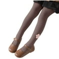 thumbnail image 1 of ATOGUTA Fleece Lined Leggings Girls Size 6-12 Kids Winter Warm Leggings Thick Thermal Tights Pants Coffee, 1 of 3