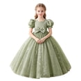 thumbnail image 1 of ATOGUTA Flower Girl Dress A Line Pageant Dresses for Girls Princess Party Prom Ball Gowns Size 3T-14, 1 of 7