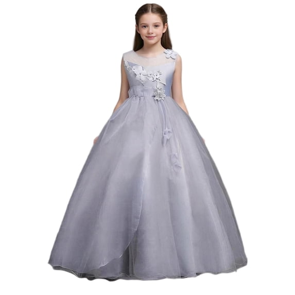 ATOGUTA Flower Girl Dresses for Wedding A Line Pageant Dresses for Girls Princess Party Prom Ball Gowns Size 5T-16