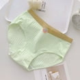 thumbnail image 1 of ATOGUTA Girl Brief Underwear Size 9-16 Panties Kids Briefs Comfortable Soft Cute Pattern Underwear, Green, 1 of 3