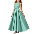 thumbnail image 1 of ATOGUTA Girl Long Formal Dress Wedding Satin Dresses Princess Birthday Party Prom Ball Gown Size 0-15, 1 of 6