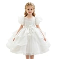 thumbnail image 1 of ATOGUTA Girl's Dresses Wedding Tulle Tutu Dresses Princess Birthday Party Prom Ball Gown Size 0-5T, 1 of 7
