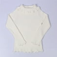 thumbnail image 1 of ATOGUTA Girl's Ribbed Turtleneck Cable Knitted Sweater Slim Pullover Sweater for Kids White Size 12M-5T, 1 of 4