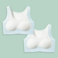 thumbnail image 1 of ATOGUTA Girls 2 Pack Bra Size 10-18 Crop Cami Training Bras for Girls Seamless Bra Design Blue, 1 of 6
