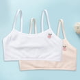 thumbnail image 1 of ATOGUTA Girls 2 Pack Sports Bra Size 8-14 Crop Cami Training Bras for Girls Seamless Bra Design Khaki, 1 of 6