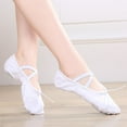 thumbnail image 1 of ATOGUTA Girls Ballet Shoes Toddler Boys Ballet Slippers No-Tie Boys Dance Shoes, 1 of 4